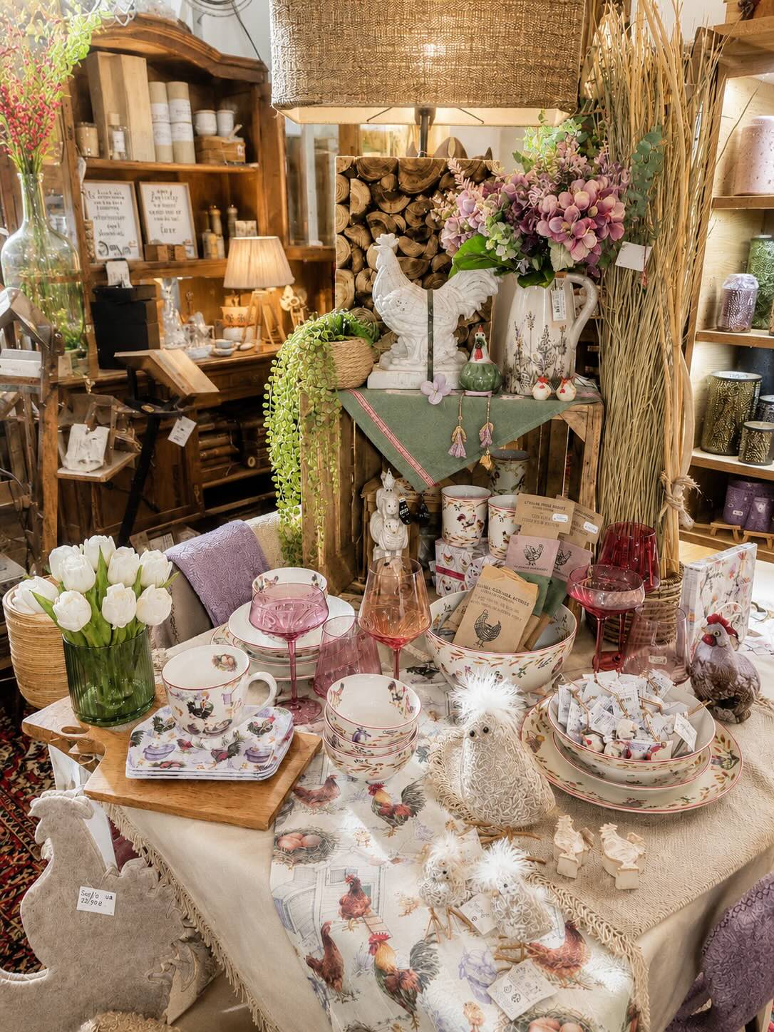 Ambiance du magasin Le Grenier de Xavière